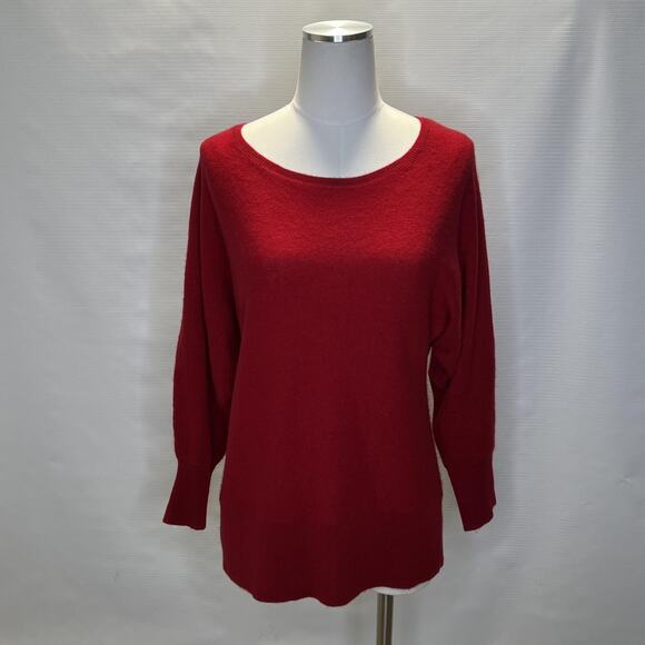 Neiman Marcus Sweater Womens Medium Cashmere Pullover Crewneck Soft Classic Knit - Picture 1 of 11